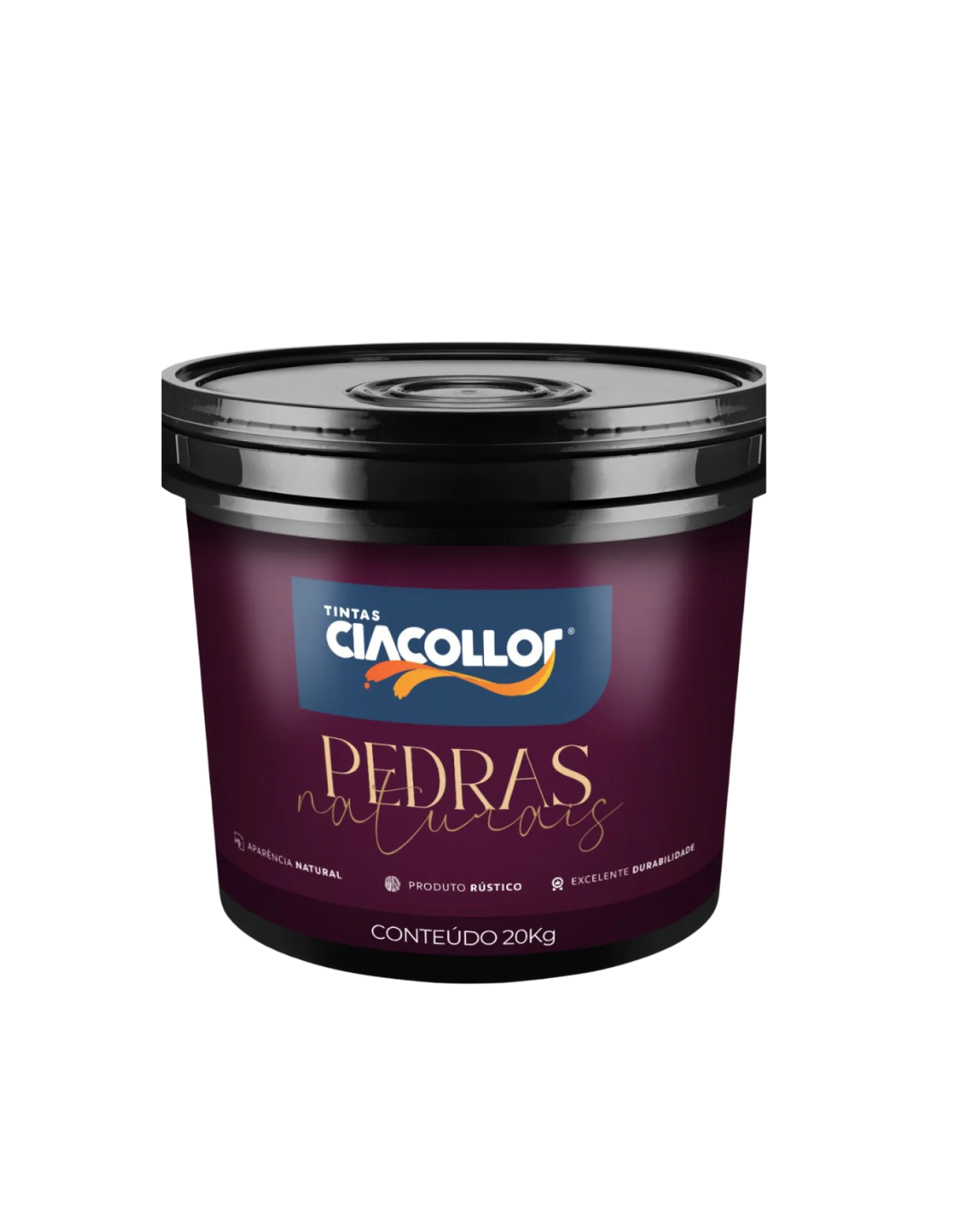 efeito pedras naturais parede textura ciacollor 20kg