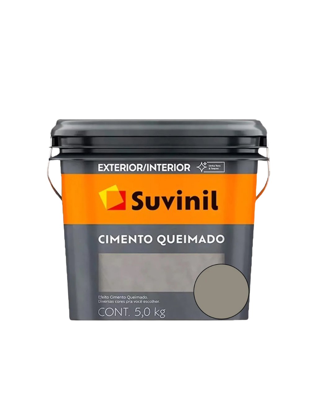 efeito cimento queimado 5kg - diversas cores - suvinil